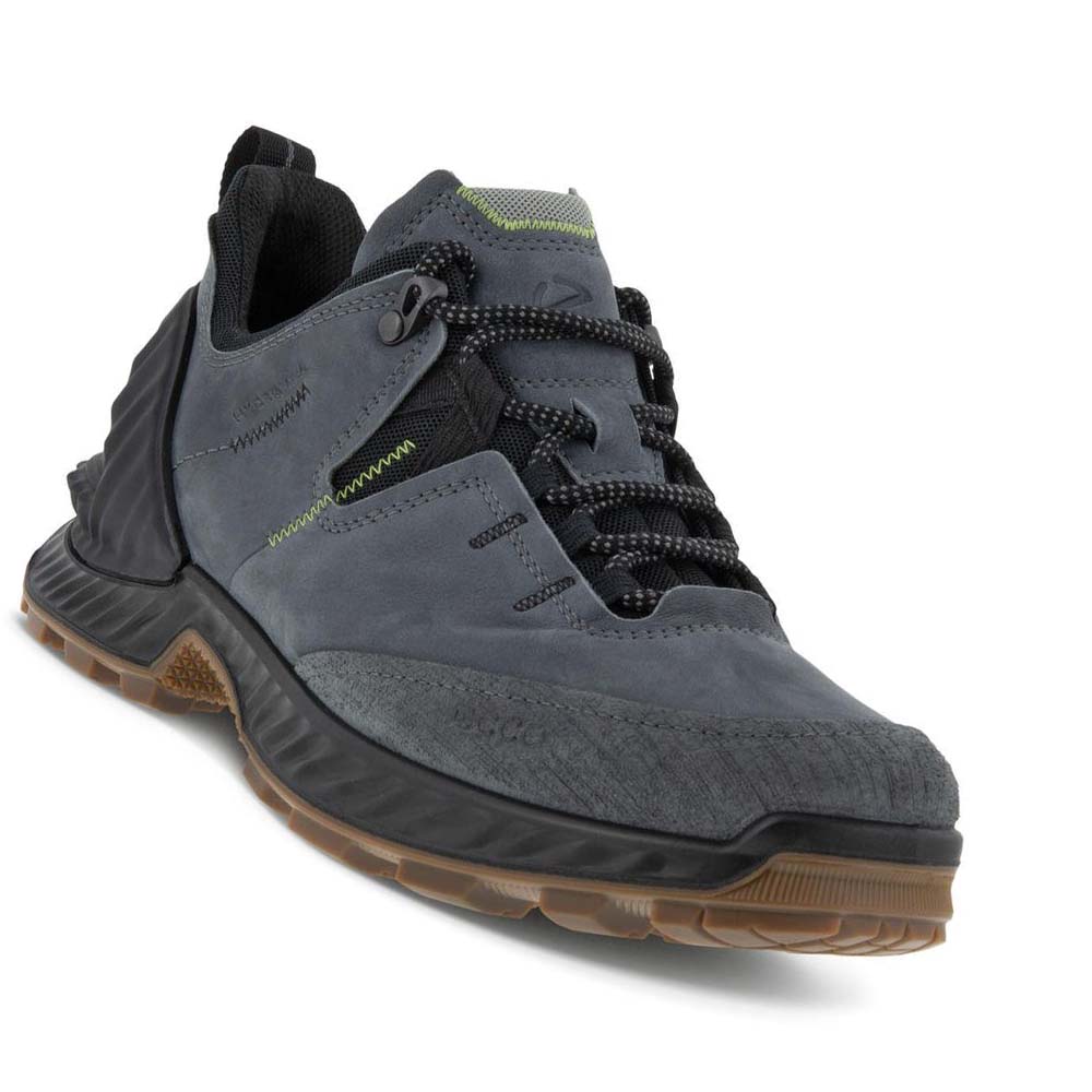 Men's Ecco Exohike Low Hm Hiking & Trail Grey | Canada 563CTV